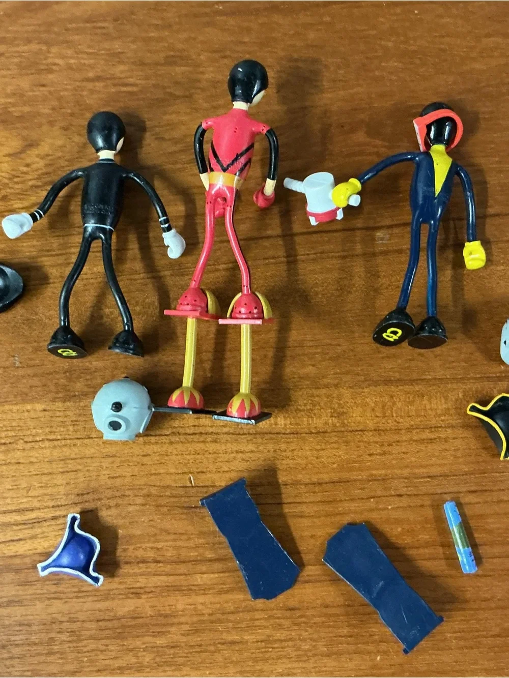 VTG Lot of 15 Character Dynamics Ltd CD Bendable Figures 1970s 1980s Toys Retro